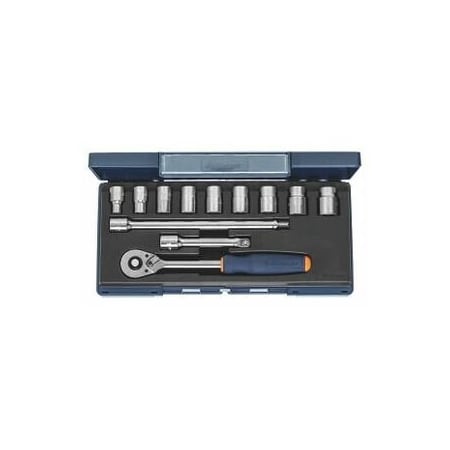 Garant 12 Pc 1/2 inch Drive Socket Set, Metric, 10 mm to 24 mm 637662 6